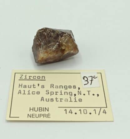 Zircon, Haut’s Range, Alice Spring, Australie.