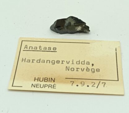 Anatase bleue, Hardangervidda, Norvège.