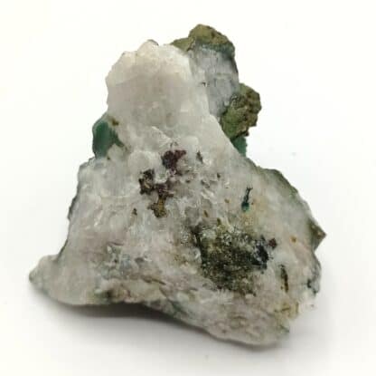 Chrysocolle sur Quartz, Chili.