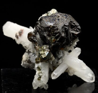 Sphalérite, quartz, pyrite, Province de Huancavelica, Pérou.