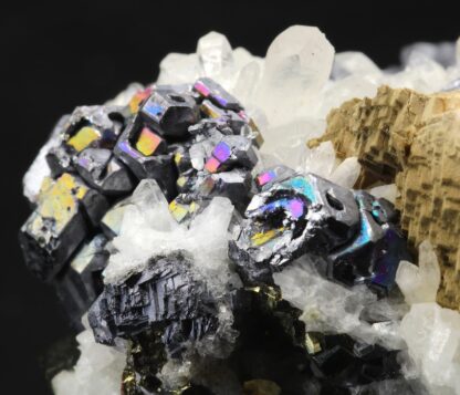 Galène, Quartz et Pyrite, origine Pérou.