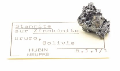 Stannite sur Zinckénite, Mine d’Itos, Oruro, Bolivie.