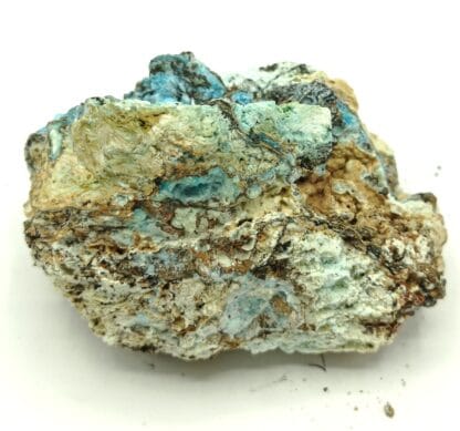 Allophane bleu, Rosas, Sulcis, Iglesente, Sardaigne, Italie.