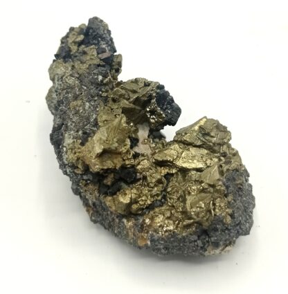 Magnétite et Pyrite, Mine Traversella, Italie.