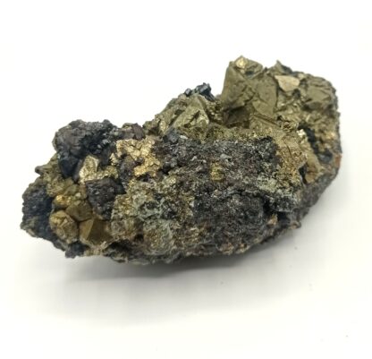 Magnétite et Pyrite, Mine Traversella, Italie.