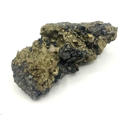 Magnétite et Pyrite, Mine Traversella, Italie.