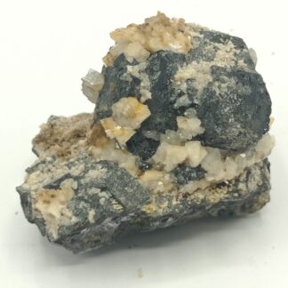 Galène, Dolomite et Cérusite, Mibladen, Maroc.