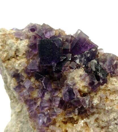 Fluorite et Baryte, La Cabana, Berbès, Espagne.