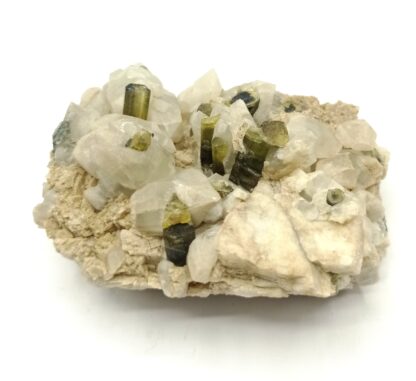 Tourmaline et Quartz, Île d’Elbe, Italie.