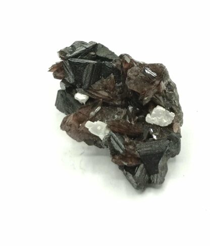 Axinite et Sphalérite (Blende), Mine Fortuna, Fresnillo, Mexique.