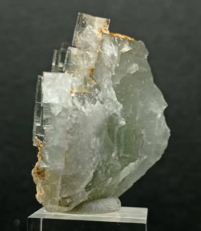 Fluorite (Fluorine) à fantômes, Pratclaux, Marsanges, Haute-Loire, Auvergne.