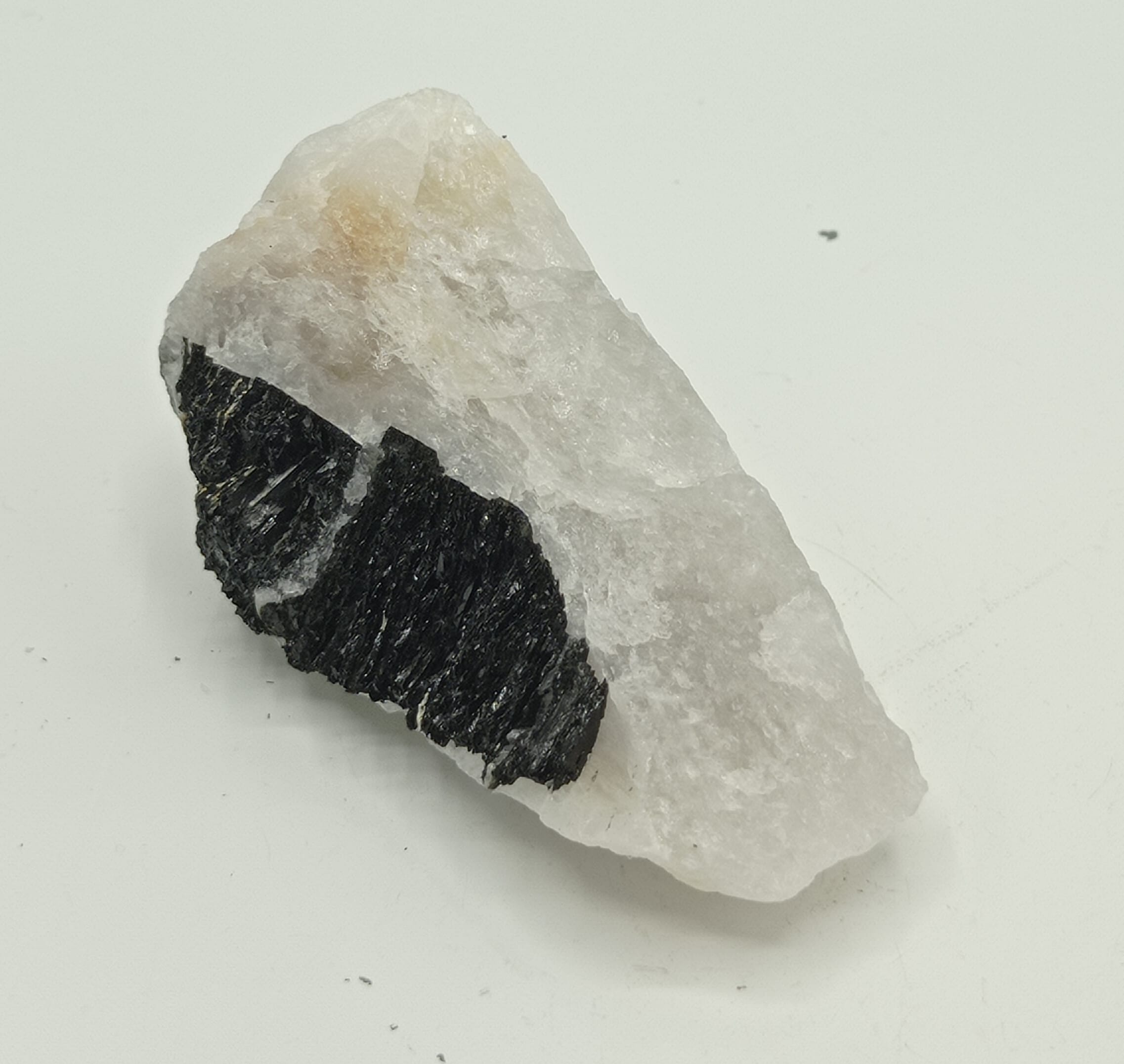 Tourmaline Schorl, Beauchaud, Forez, Puy-de-Dôme, Auvergne.