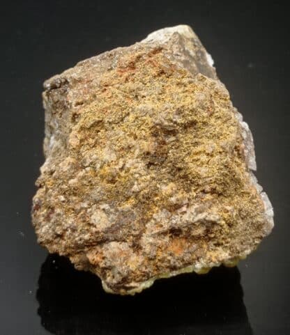 Calcite sur Mimétite, Ojuela, Mexique.