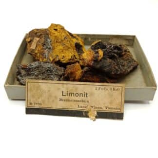 Limonite, Mine des Lanzi, Toscane, Italie.