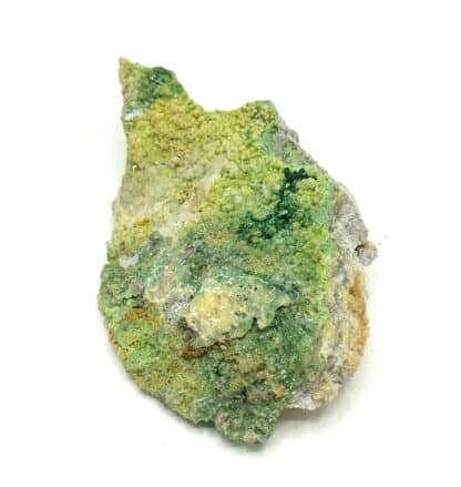 Cuproadamine, Adamite et Malachite, Cap Garonne, Var.