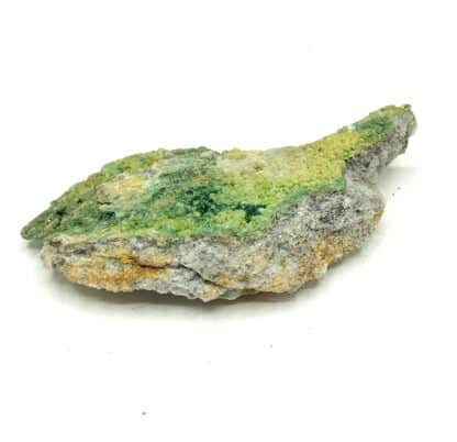 Cuproadamine, Adamite et Malachite, Cap Garonne, Var.