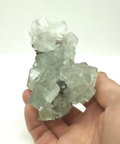 Fluorite aux arêtes tronquées, Xianghuapu, Hunan, Chine.