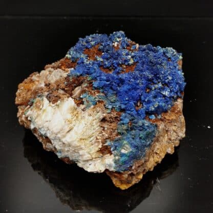 Tétraédrite pseudo en Azurite, et Dolomite, Usclas du Bosc, Loiras, Hérault.