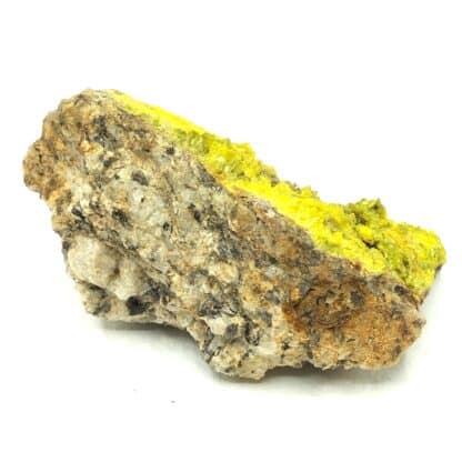 Autunite et Phosphuranylite, Margnac II, Haute-Vienne, Limousin.