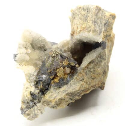 Galène, pyrite, blende, Steinbach, Haut-Rhin.