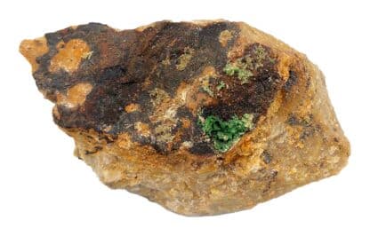 Mimétite, Bayldonite et Lampadite, Mine de Cap Garonne, Le Pradet, Var.