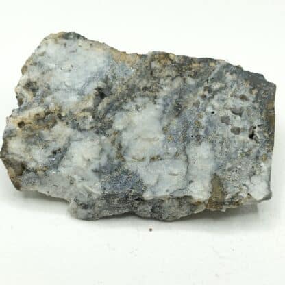 Bournonite, Chalcopyrite et Argent natif, La Rabasse, Hérault.