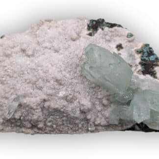 Apophyllite, Pune, Maharashtra, Inde.