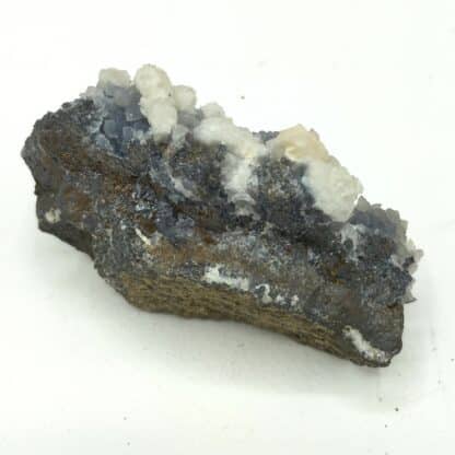 Dolomite et Calcite sur Sphalérite (Blende), Chine.