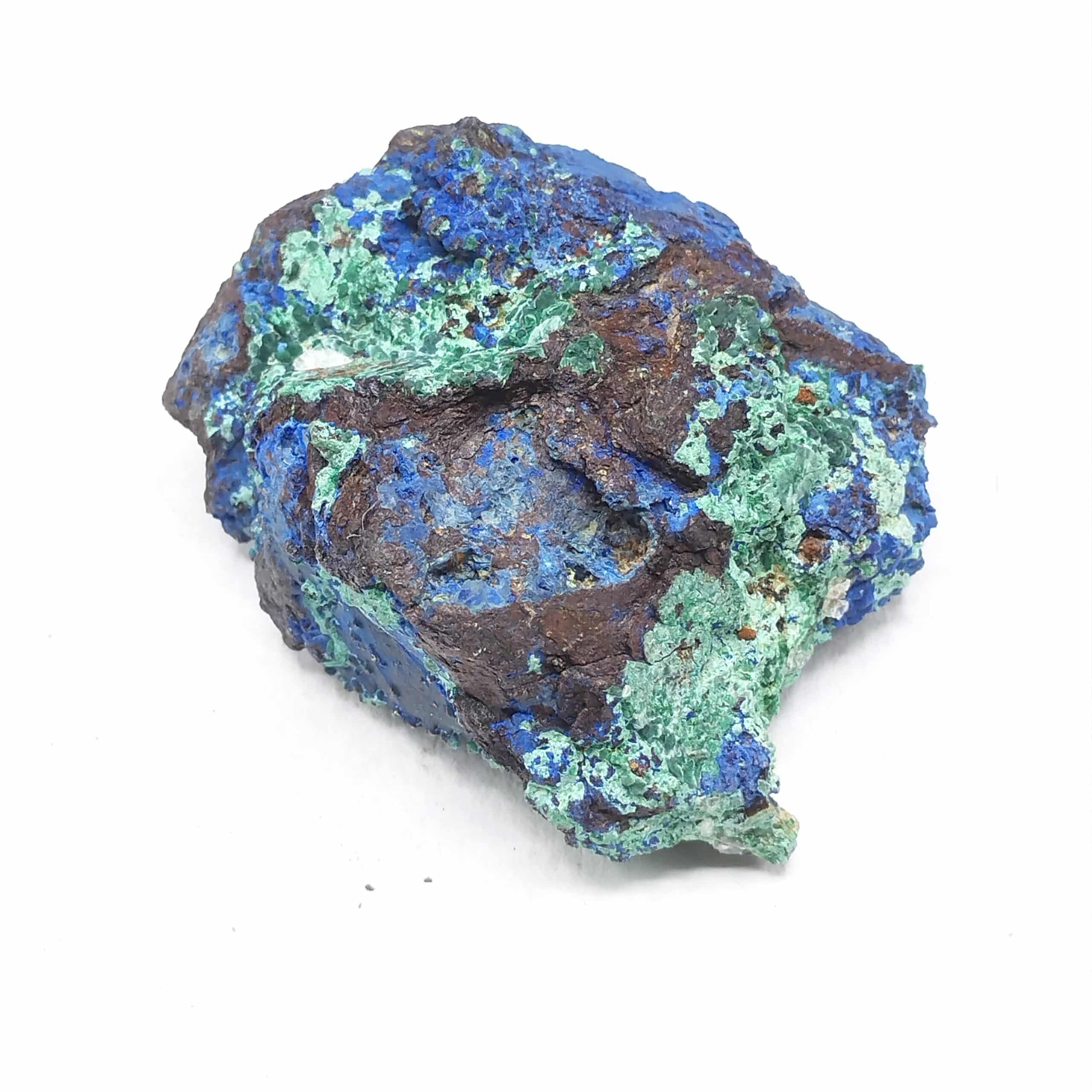 Azurite, Malachite et Tétraédrite, Le Grand Mont, Savoie.