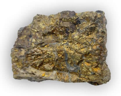 Chalcopyrite et Chalcocite, Salsigne, Aude.