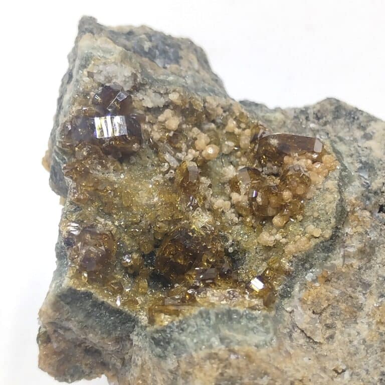 Vesuvianite (Idocrase), Vesuvius, Italy.