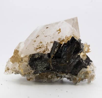 Quartz et Wolframite, Panasqueira, Portugal.