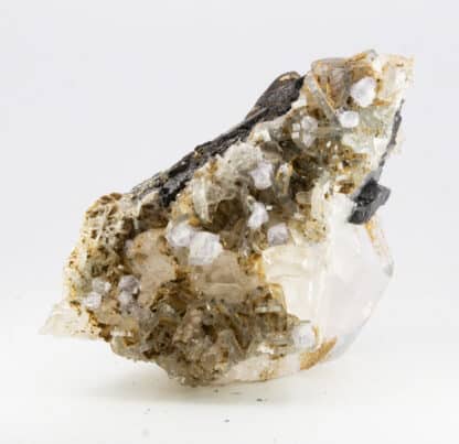 Quartz et Wolframite, Panasqueira, Portugal.