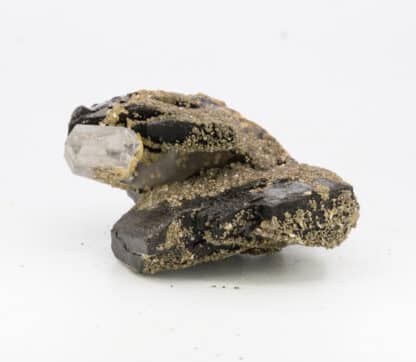 Wolframite et Quartz, Panasqueira, Portugal.