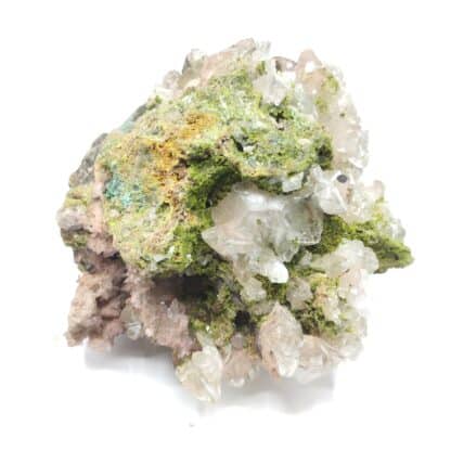 Mottramite & Cérusite, Tsumeb, Namibie.