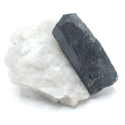 Tourmaline (Schorl), Carrière Terrade, Marmagne, Saône-et-Loire.