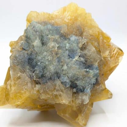 Fluorite (Fluorine) jaune, Le Beix, Puy-de-Dôme, Auvergne.