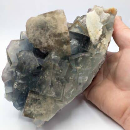 Fluorite (Fluorine) bleue, Le Beix, Puy-de-Dôme, Auvergne.