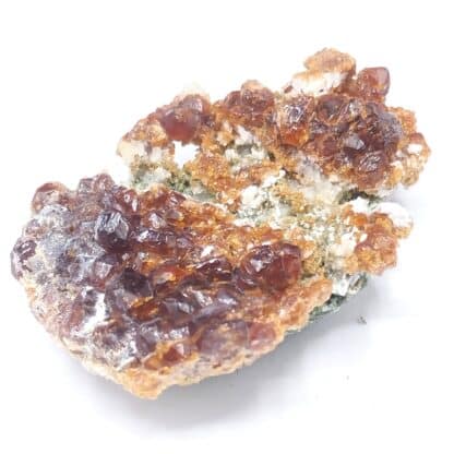 Hessonite (Grenat), Asbestos, Québec, Canada.