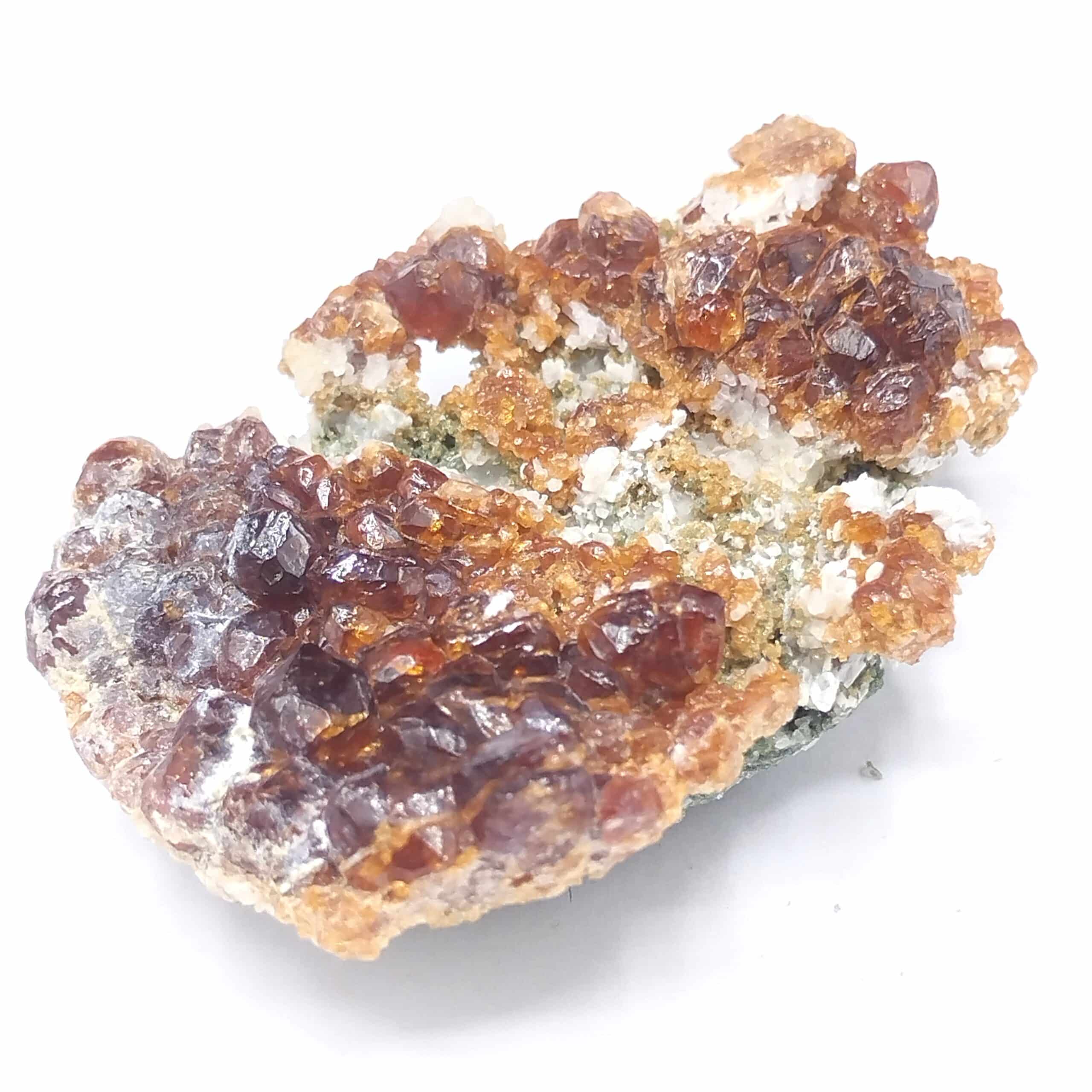 Hessonite (Grenat), Asbestos, Québec, Canada.