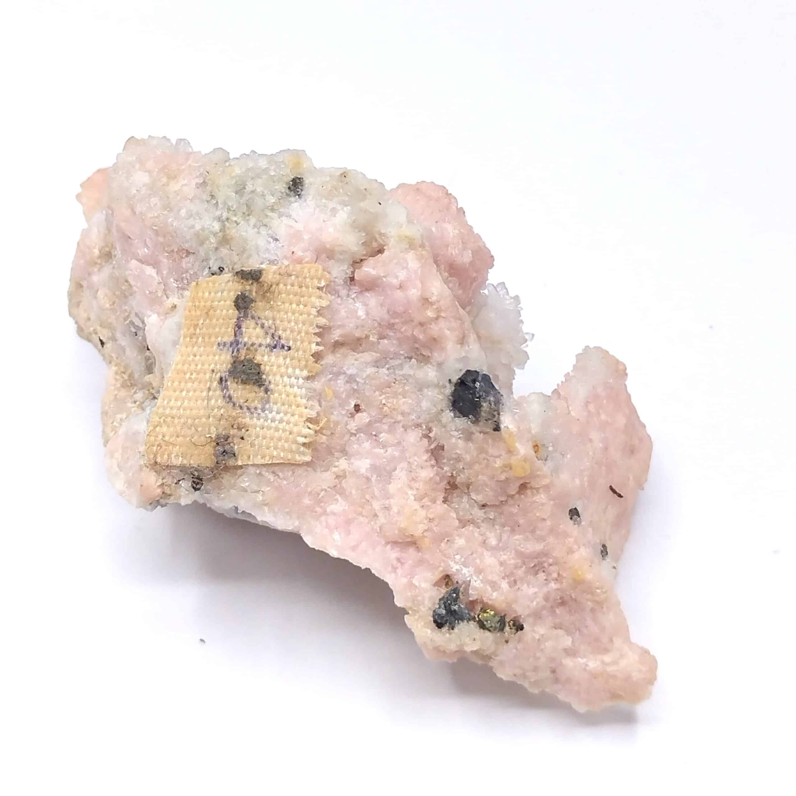 Rhodochrosite sur Quartz, Pasto Bueno, Pérou.