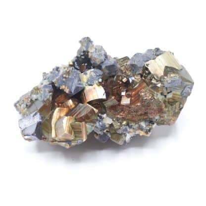 Galène, Pyrite & Quartz, Pasto Bueno, Pérou.