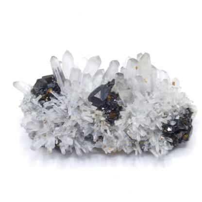 Sphalérite (Blende) & Quartz, Pasto Bueno, Pérou.