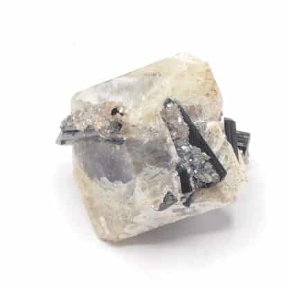 Herdérite & Schorl (Tourmaline), Virgem de Lapa, Minas Gerais, Brésil.