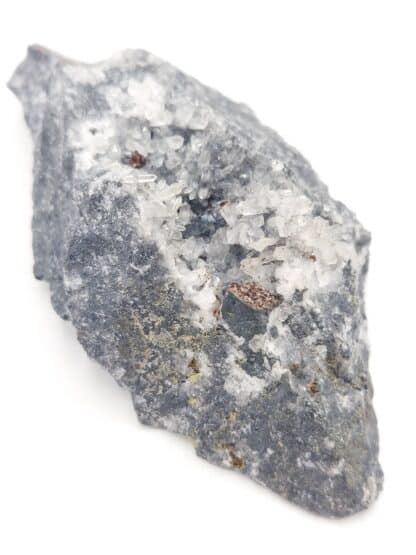 Arsendescloizite et quartz, Tsumeb, Namibie.