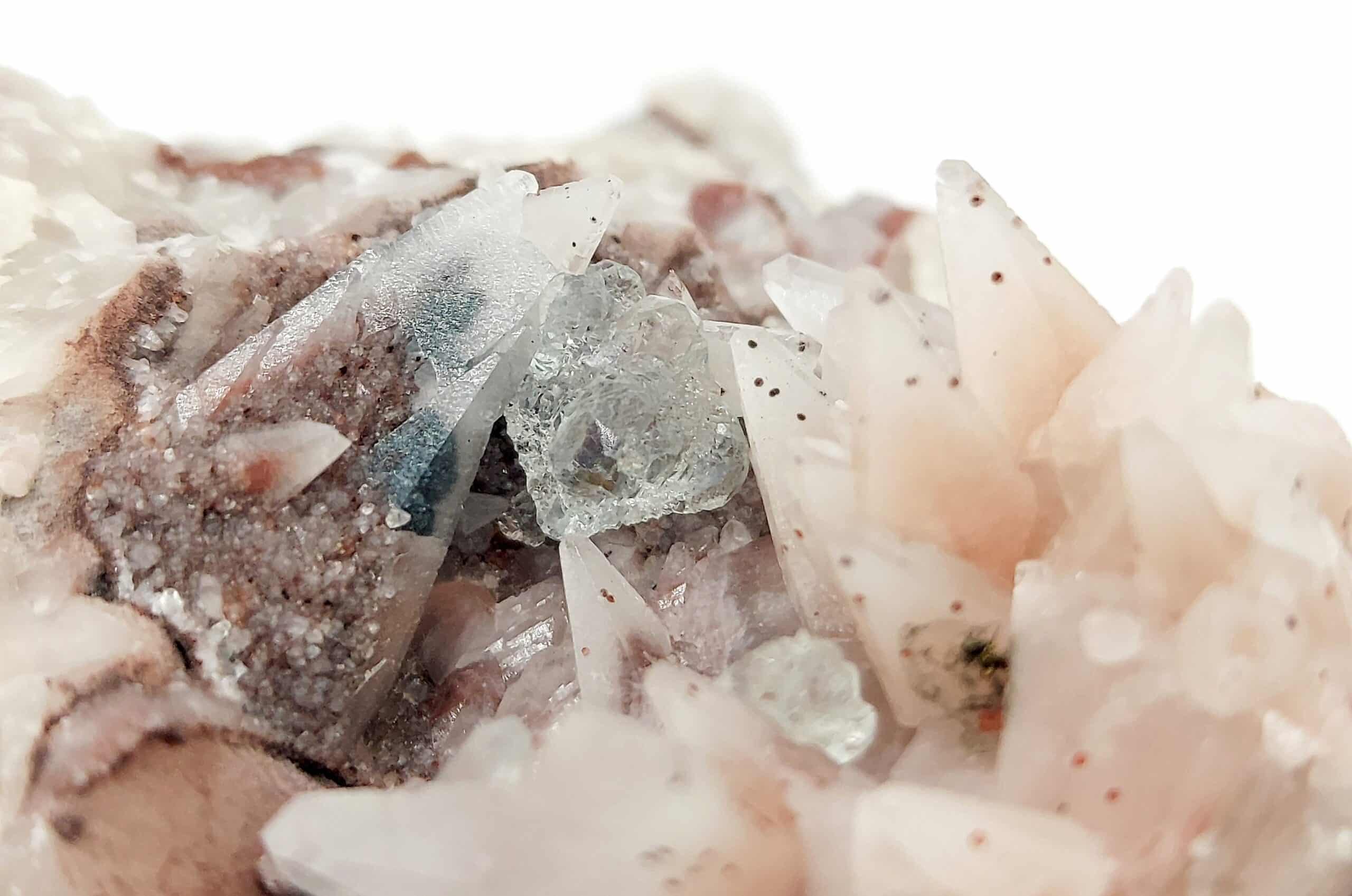 Fluorite et calcite, carrière d’Artenberg, Steinach, Allemagne.