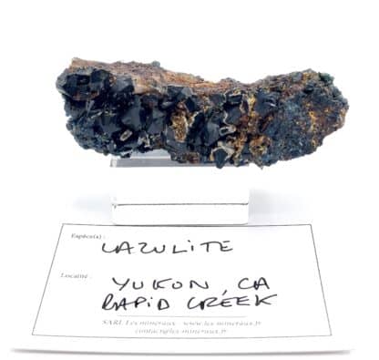 Lazulite, Rapid Creek, Yukon, Canada.