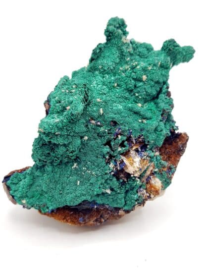 Azurite et Malachite, Touissit, Maroc.