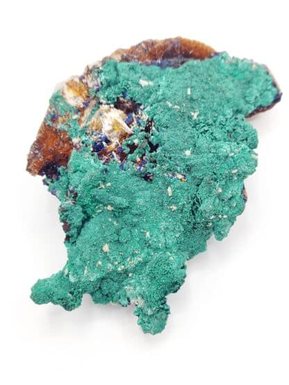 Azurite et Malachite, Touissit, Maroc.