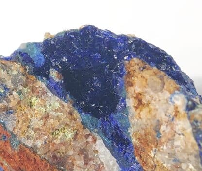 Olivénite, Azurite, Mine de Cap Garonne, Le Pradet, Var.